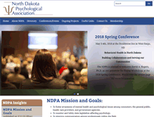 Tablet Screenshot of ndpsych.org
